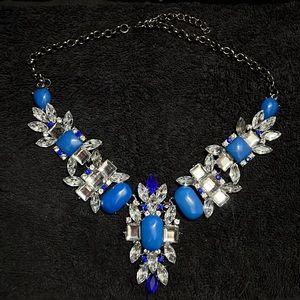 Excellent Condition Blue Statement Necklace